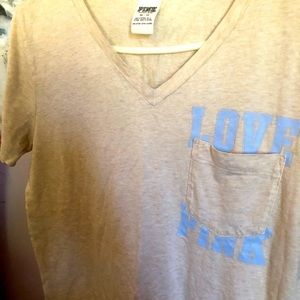 Pink brand crop top size XS